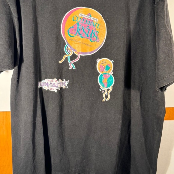 Vintage Celebrate Jesus Come To‎ The Party Religious Shirt XL Unisex USA - Picture 3 of 8